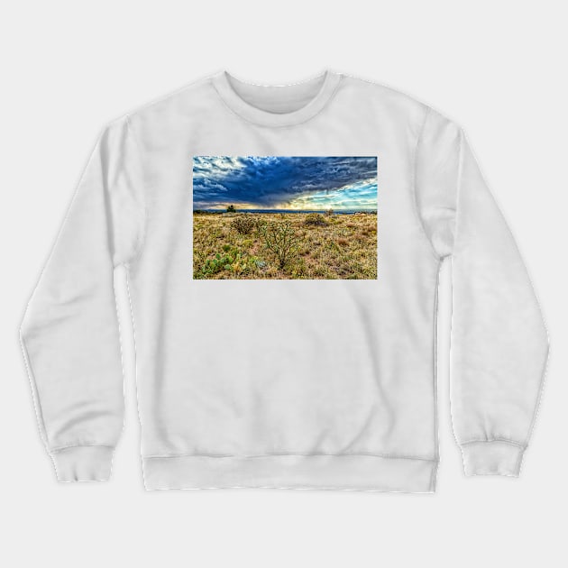 Virga in the desert Crewneck Sweatshirt by Gestalt Imagery